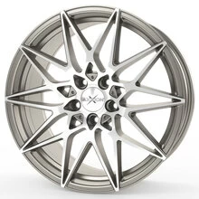 AXXION AX9 Platin Grau Hochglanzpoliert