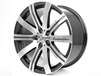 Cheetah Wheels Lombartho grey front polished