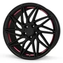 Keskin KT20 matt black red inside