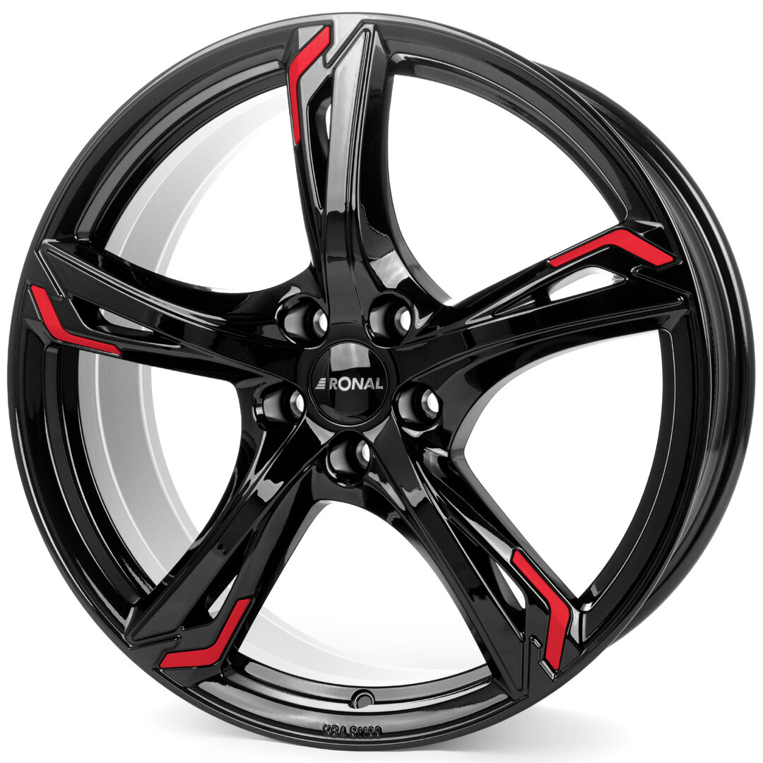 Ronal R62 Red - Jetblack