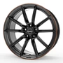 Borbet LX18 black matt rim copper