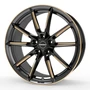 Borbet LX19 black glossy gold spoke rim