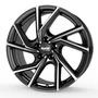 Platin P107 diamant-schwarz front poliert