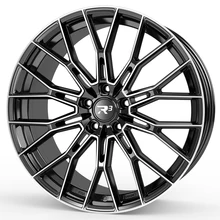 R3 Wheels R3F03 FlowForged phantom black polished
