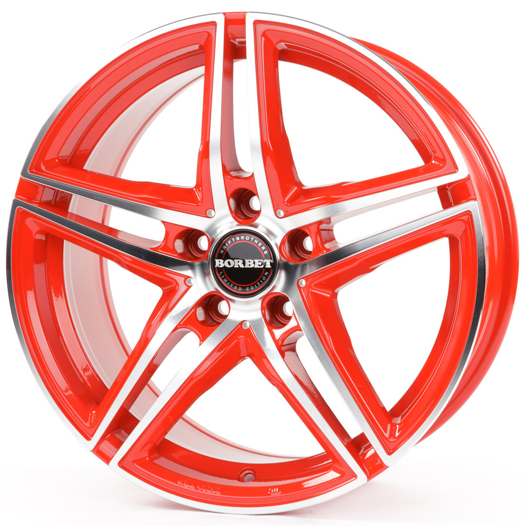 Borbet XRT racetrack red polished